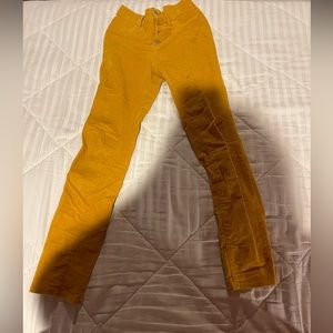 Old navy yellow corduroy pants size 12